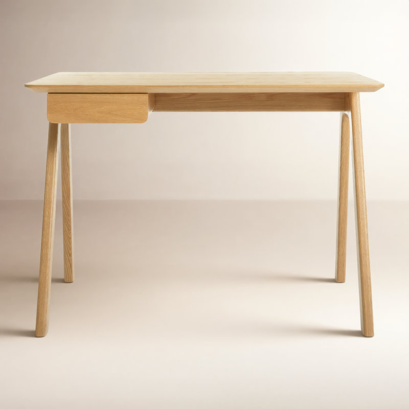 Stash Writing Desk, White Oak