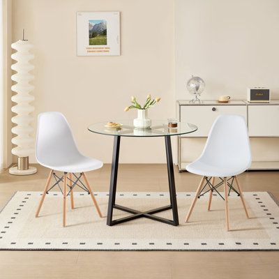 Ensemble de table de salle à manger 2 personnes, ensemble de table de salle à manger rond pour 2