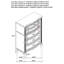 Commode 5 tiroirs Katerina