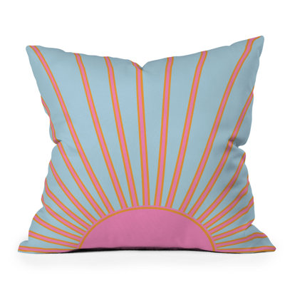Housse et insert de coussin décoratif carré en polyester Regina