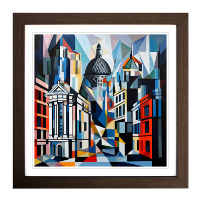 City of London Cubism - Framed Print