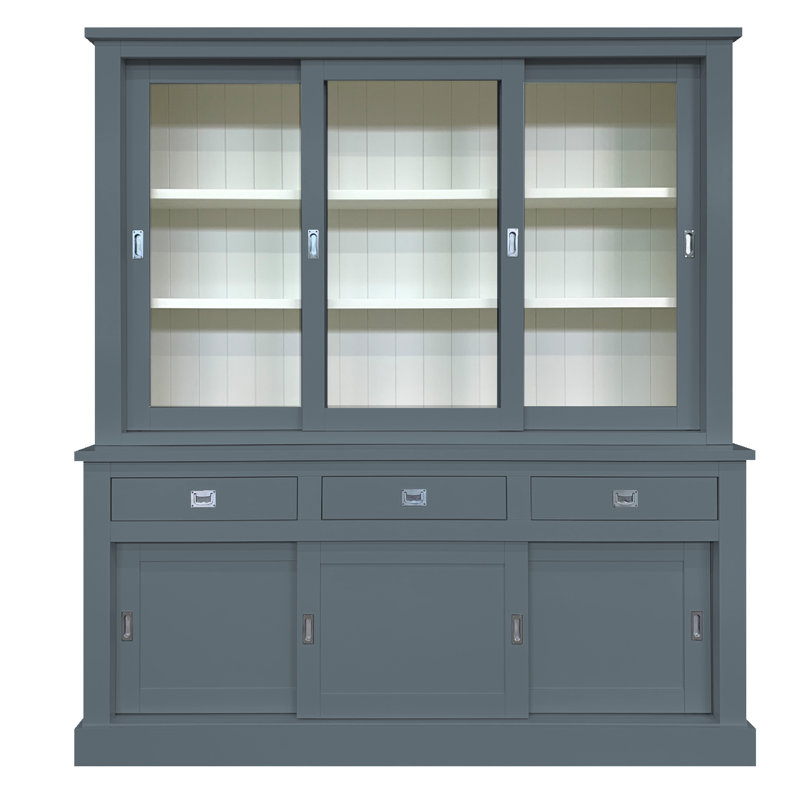 Lemire Display Cabinet, Blue/Grey