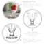 LAV Lily Glass Ice Cream Bowls