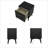 Preston 26"H Modern 2-Drawer Nightstand with USB Ports and Flared Legs-1838691271