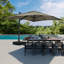 Naithan Lighted Cantilever Umbrella Included Base with Wheels-658927530-624467509