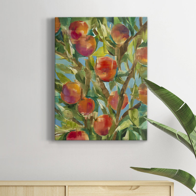 JUST PEACHY - Impression sur toile tendue, H 32 po x l 24 po x P 1 po