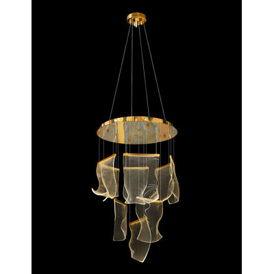 Shurla 10 - Light Dimmable LED Chandelier