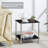 Choua Glass Top End Table