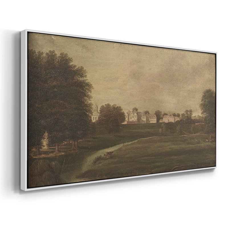 Série paysage - CDLI - Toile tendue avec châssis encadré - Prêt à être accroché, H 25 po x l 49 po, Blanc