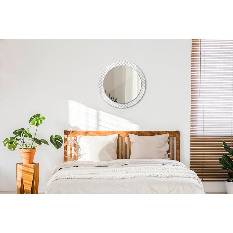 Huldar Glass Flat Wall Mirror