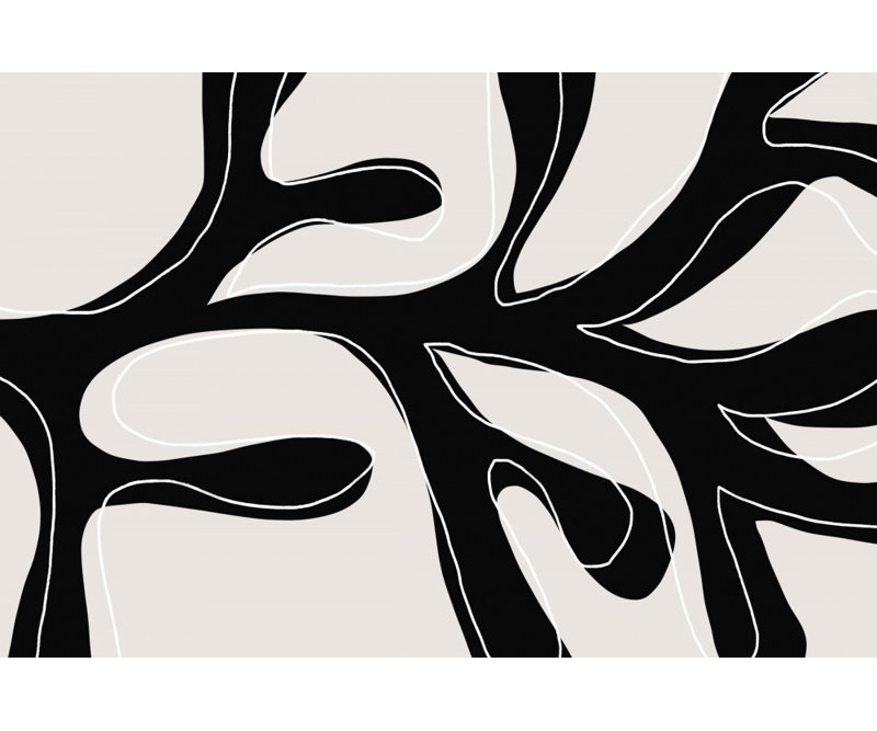 Abstract Twig White, 60.96 cm H x 91.44 cm W