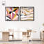 Ensemble de 2 panneaux dorés «Coastal Calm Boho Art» par -1110173117-1110173121