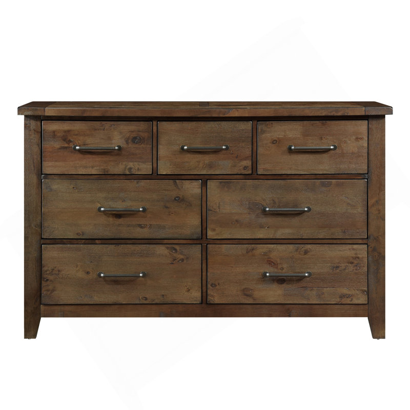 Meuble de chambre classique classique bruni brun 7 tiroirs 7 pièces