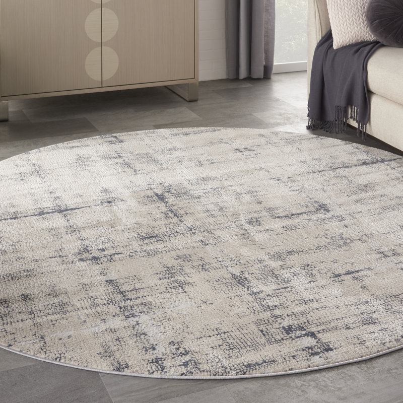 RUSTIC TEXTURES - Area Rug, Round 5'3"