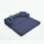 Canapé-lit pliant convertible avec coussin moelleux-442860579