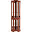 Armoire de coin avec finition en noyer