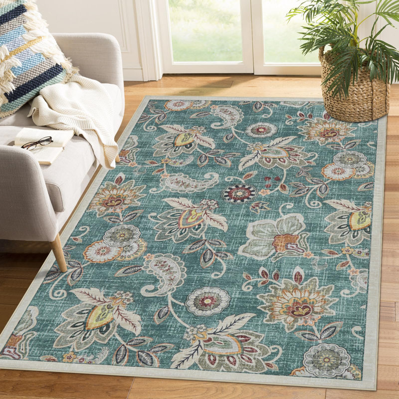 Tapis papillon lavable à la machine Fedirko - un tapis décoratif multifonctionnel adapté au salon et à la chambre à coucher