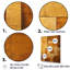 Bronze Brilliance Symetry V - Abstract Shapes, impression d'art mural-95870209-95870212
