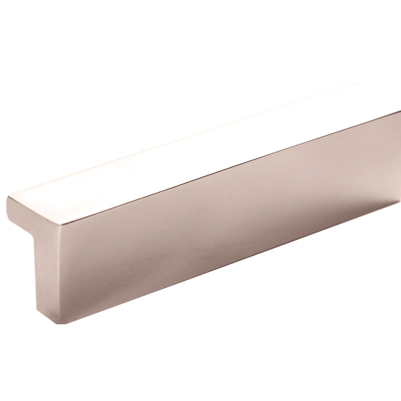 Cabinet Finger Edge Pull, Satin Black, 2.95"