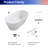 59'' x 31.1'' Freestanding Acrylic Bathtub