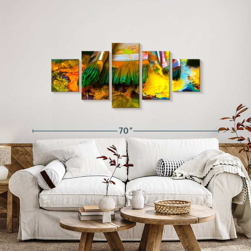 Pinceaux pour la peinture, H 24 po x l 55 po
