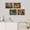 «Whimsical Dog Poker», impression humoristique canine encadrée sur papier