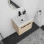 Meuble-lavabo de salle de bain avec lavabo (chêne)