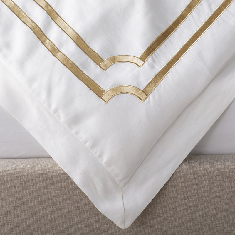 Soho Velvet Duvet Cover, King Duvet Cover, Straw