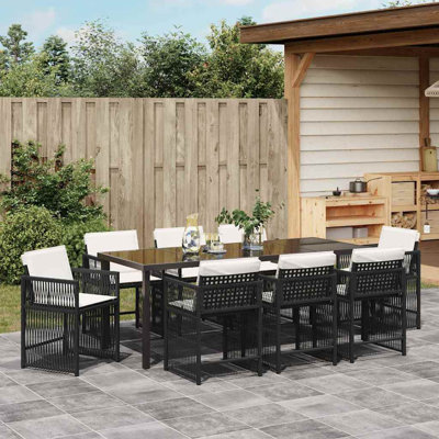 Emiya 8 - Person Patio Dining Set with Rectangular Table