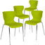 Chaise empilable en plastique Lowell-33980366-126594440
