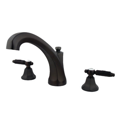 Robinet de baignoire romaine à 3 poignées et 3 poignées Kingston Brass
