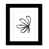 Cadre cube noir mat
