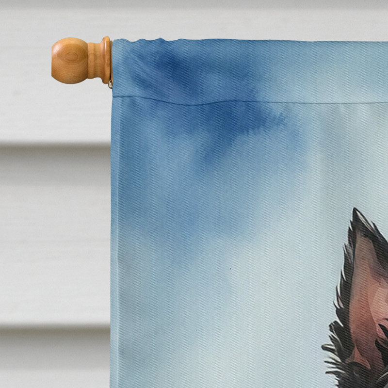 Drapeau «Happy Birthday House», Terrier écossais