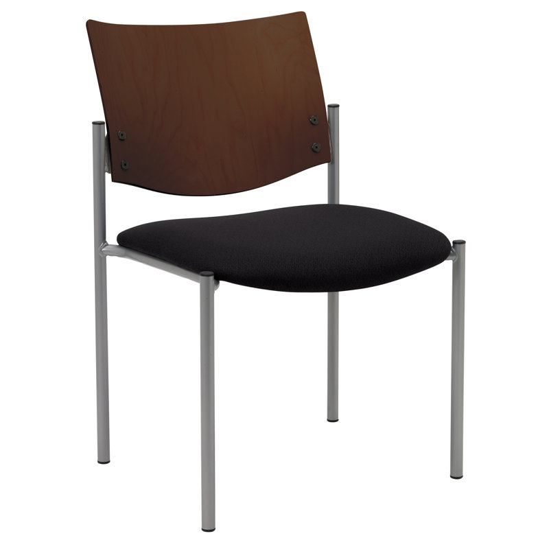 Chaise d'invité Evolve Evolve, Noir, Chocolat