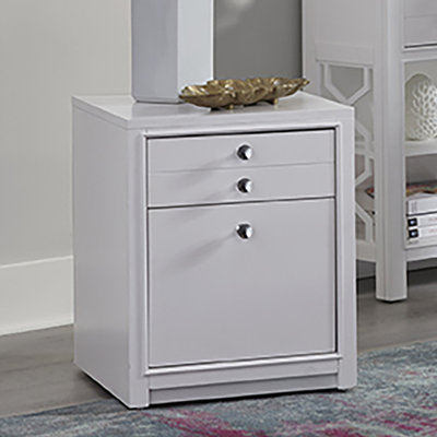 Alajbegu 18 " Wide 2 Vertical Filing Cabinet