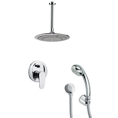 Orsino Complete Shower System with Rough in-Valve