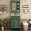 Meuble-lavabo autoportant moderne avec tiroirs miroir-380631002