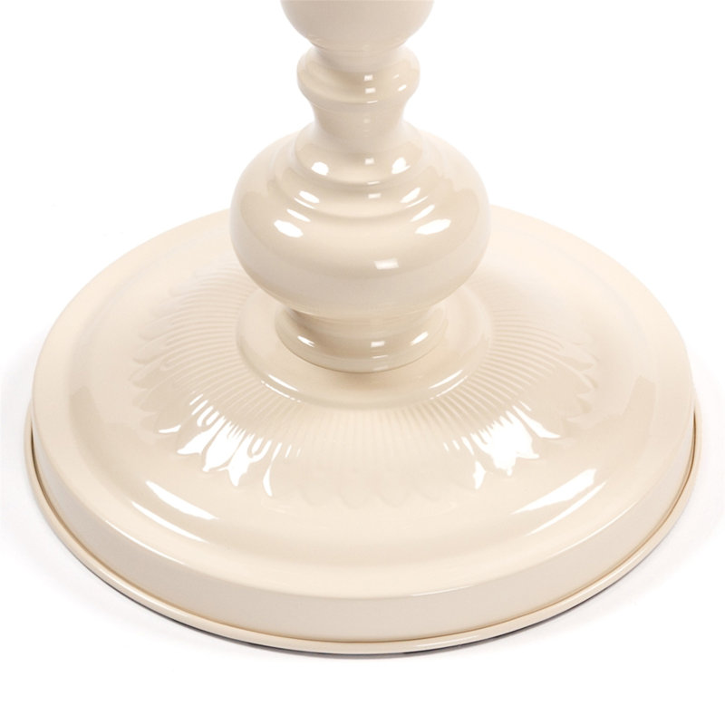 Table de bout Vintage, Blanc, crème
