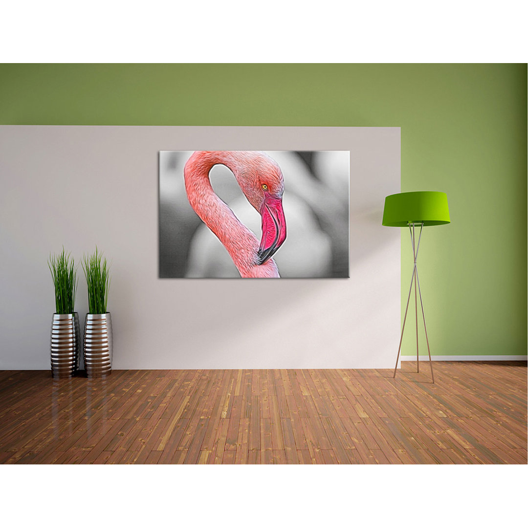 Leinwandbild Prächtiger Flamingo