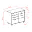 Armoire mobile à compartiments et à tiroirs Sutton-1671927259