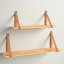 Tablette en bois massif 2 pièces Kulick