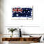 Drapeau australien peint Borges-107700608