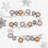 Ornament String Christmas Lights - Warm White LED - 3' Clear Wire - 10Ct-103688438