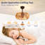 19" Rattan Caged Ceiling Fan with Light, 6-Speed Remote & Whisper-Quiet Reversible DC Motor
