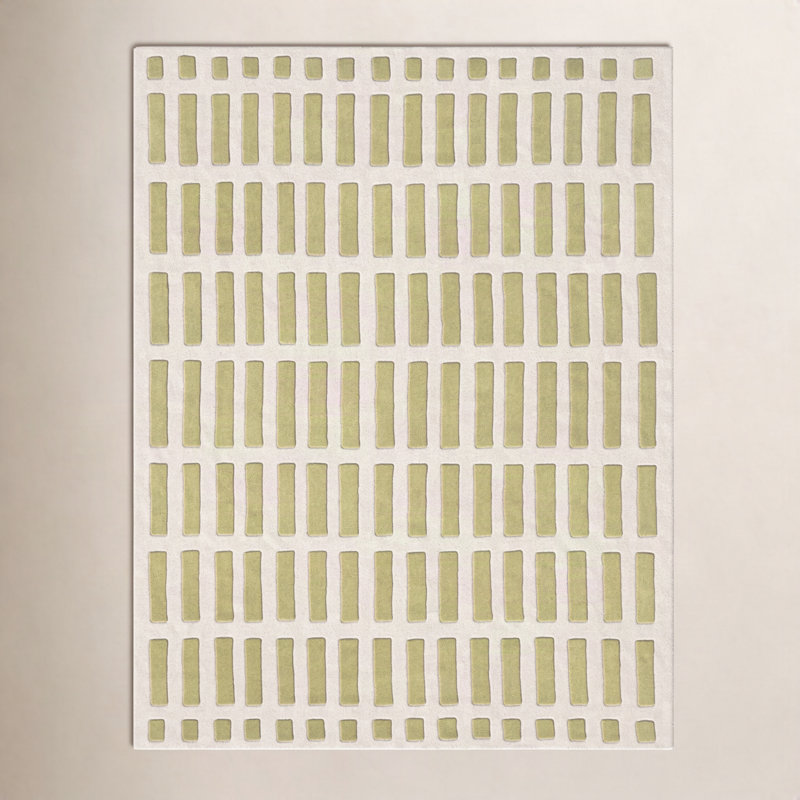 Tapis olive Jason, Rectangle 8 pi x 10 pi