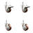 3 Inch_316SS_Polyurethane 3/8 Inch Threaded Stem Caster Set 2 Lock Brake-101313155