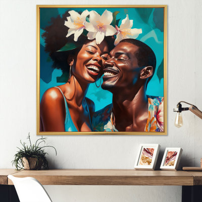 Beautiful Black Couple in Love III - impression