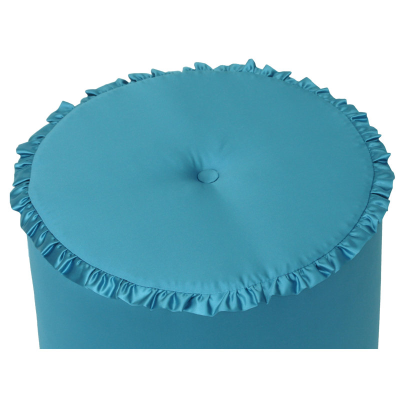 Manufactured Wood Accent Stool, Blue