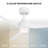 Chill Indoor/Outdoor 3-Blade Smart Ceiling Fan With Integrated Dimmable LED Light and Bluetooth Remote Control Included, Selectable Color Temperature (2700K, 3000K, 3500K, 4000K)-123804470