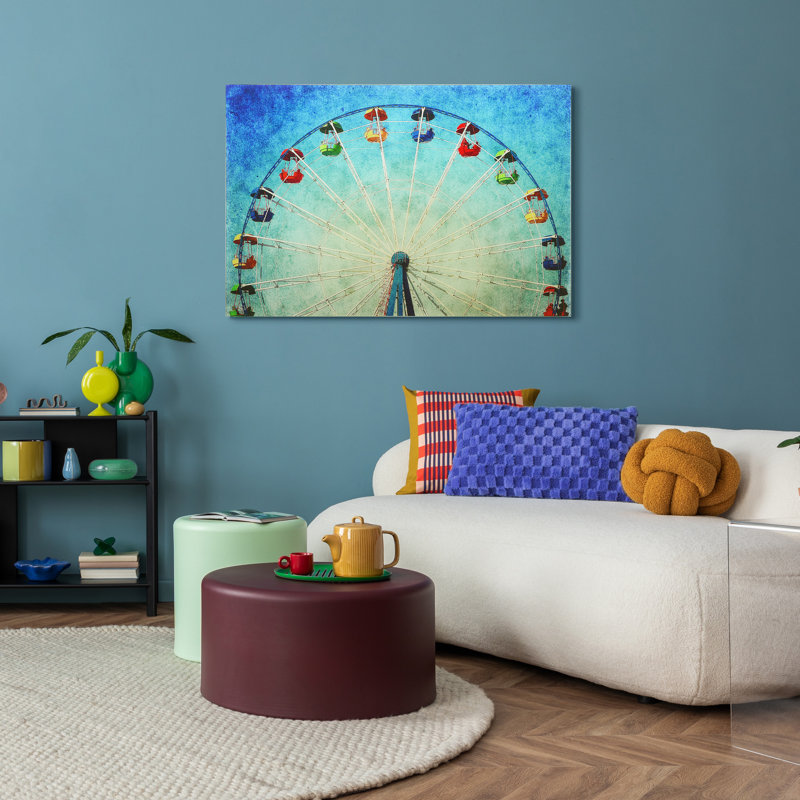 « ferris wheels », impression sur verre